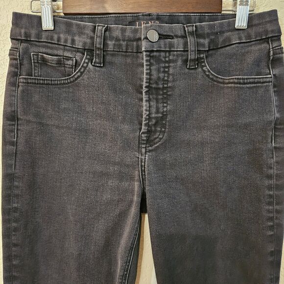 7 for All Mankind Jen7 Black Skinny Jeans Size 6 - Picture 2 of 5
